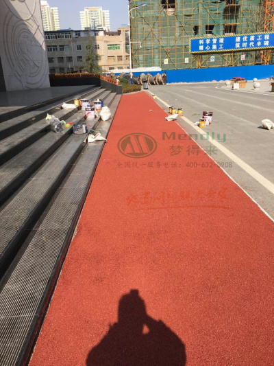 航天五一〇所 青松路街道彩色路面