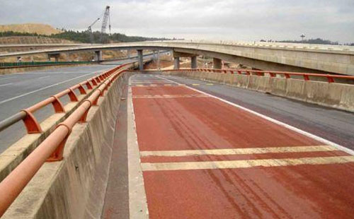 青松路街道轻载防滑路面粘结材料