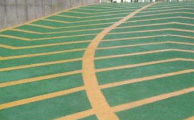 青松路街道止滑车道材料