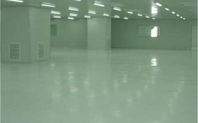 青松路街道流展型环氧地坪中涂