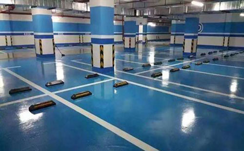 青松路街道环氧面涂