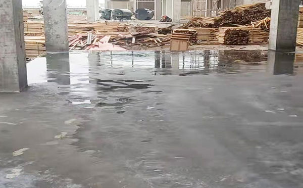 青松路街道不发火地坪